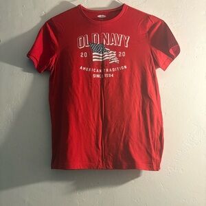 Old Navy Red Men's T-Shirt size small
